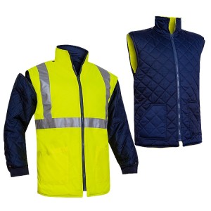 CHALECO ACOLCHADO COMBINADO CON MANGAS DESMONTABLES 3 EN 1 ADEEPI - CLASE 2