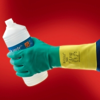 Guantes de protección resistente a productos químicos y líquidos