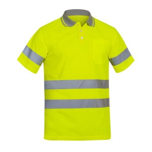 POLO MANGA CORTA ALTA VISIBILIDAD ADEEPI - CLASE 2