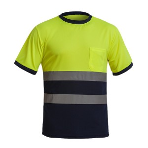 CAMISETA MANGA CORTA ALTA VISIBILIDAD COMBINADA ADEEPI - CLASE 1