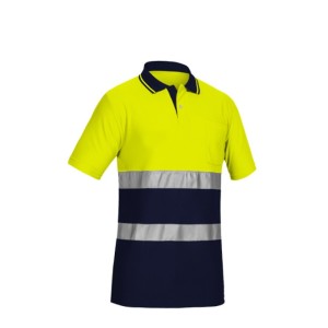 POLO MANGA CORTA ALTA VISIBILIDAD COMBINADO ADEEPI PATRÓN FEMENINO - CLASE 1